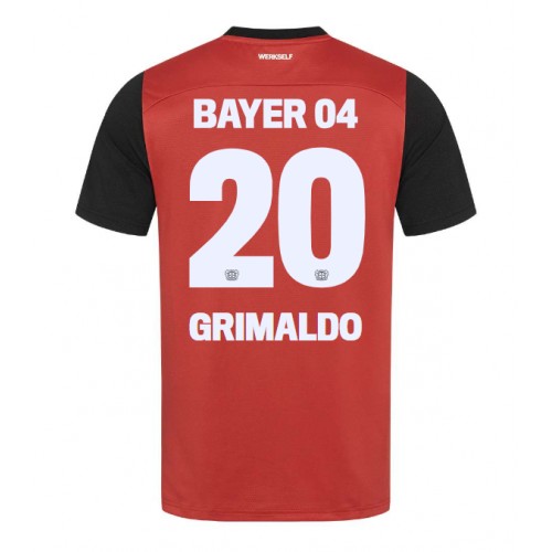 Fotbalové Dres Bayer Leverkusen Alejandro Grimaldo #20 Domácí 2024-25 Krátký Rukáv